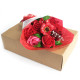 Boxed Hand Soap Flower Bouquet - Various Colours