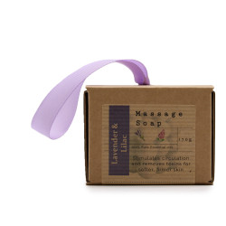 Boxed Single Massage Soaps - Lavender & Lilac 